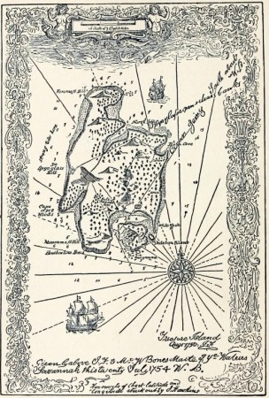 Treasure Island map